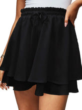 Load image into Gallery viewer, Boho Floral Mini Skirt with Ruffle Hem
