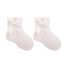 Load image into Gallery viewer, Baby Girl Lace Ruffle Grip Socks
