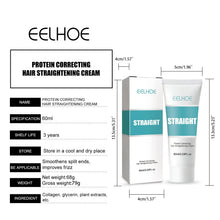 Load image into Gallery viewer, Keratin Hair Straightening Cream Hair Repair Conditioner Reduce Frizzy and Dry Hair Care Set Hair Salon Protein Correction Cream
