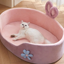 Load image into Gallery viewer, Detachable Pet Bed  Pet Bed Detachable Washable Dog Sleeping Bed Soft Comfortable Warm Cat Bed for Four Seasons Soft Pet Bed

