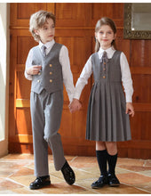 Load image into Gallery viewer, British Style Kids Vest Suit
