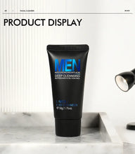 Load image into Gallery viewer, LAIKOU Men Face Cleanser 50g Deep Cleansing Oil Control Anti Acne Refreshing Moisturizing Facial Wash For Men Skin Care
