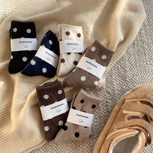 Load image into Gallery viewer, Polka Velvet Winter Socks
