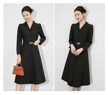 Load image into Gallery viewer, Luxury Office Lady Midi Dress

