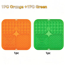 Load image into Gallery viewer, Pet Lick Silicone Mat Dogs Pet Slow Food Plate for Dog Bathing Distraction Silicone Dog Sucker Food Training Dog Feeder Supplies
