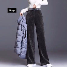 Load image into Gallery viewer, Corduroy Wide Leg Casual Pants
