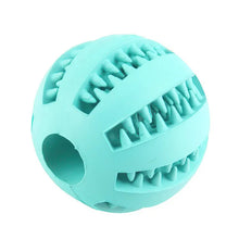 Load image into Gallery viewer, Dog Toy Ball, Nontoxic Bite Resistant Toy Ball for Pet Dogs Puppy Cat, Dog Pet Food Treat Feeder Chew Tooth Cleaning Ball
