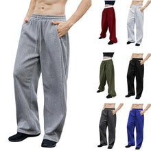 Load image into Gallery viewer, 2026 New Straight Spring Autumn Joggers Men Jogging Sweatpants Sportswear Knit Tracksuit Sports Pants Trousers Wide Leg Clothing
