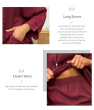 Load image into Gallery viewer, Cotton Button Down Pajama Set
