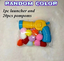 Load image into Gallery viewer, 21pcs/set cat playset: includes 1pc transmitter and 20pcs random color plush balls, perfect as an interactive toy for indoor cat
