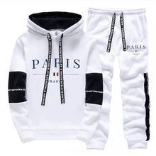 Load image into Gallery viewer, Men's Tracksuit 2 Pcs Sets Print Casual Hooded Sweatshirts Outdoors Sports Jogging Clothing Classic Fashion Single Hoodie Pants
