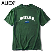 Load image into Gallery viewer, Australia Flag Cotton Graphic Tee
