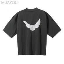 Load image into Gallery viewer, Dove Print Kanye Hoodie Men Women Streetwear 1:1 Sweatshirt High Quality Loose Double-Layer Heavy Fabric Pullover Ovesize hoodes

