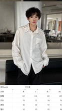 Load image into Gallery viewer, Men's Satin Shirt with Embellished Collar
