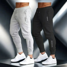 Load image into Gallery viewer, Men's 2-Pack Printed Casual Joggers, 100% Polyester, Soft Breathable Lightweight Fabric, Loose Fit Stylish Sports Trousers
