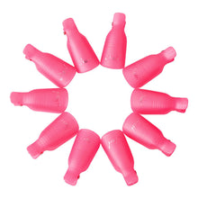 Load image into Gallery viewer, LULAA 10Pcs/16Pcs Plastic Nail Art Soak Off Cap Clip UV Gel Polish Remover Wrap Tool for Fingernail Removal Soak Off Clips
