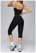 Load image into Gallery viewer, Yoga Set 2PCS Women Sportswear Workout Clothes Seamless Athletic Wear Gym Legging Fitness Bra Crop Top Long Sleeve Sports Suits
