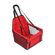 Load image into Gallery viewer, Dog Car Seat Cover Foldable Hammock Pet Harness Cat Bag Basket Stable and Foldable Travel Pet Dog and Cat Safety Car Seat
