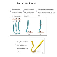 Load image into Gallery viewer, 3Pack Flea Remover Hook Tick Remover Tweezer Tick Pull Pet Cat Dog Tick Clamp Accessaries Pet Mite Flea Extractor Dog Accessarie
