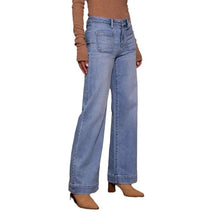 Load image into Gallery viewer, High Waist Retro Straight Jeans
