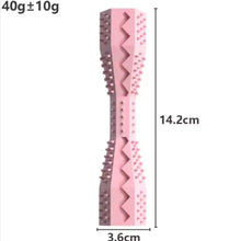 Load image into Gallery viewer, Dog Teething Toy Chew Stick Bite Resistant Fun Leak Proof Food Toy Pet Teether Cleaner Stick
