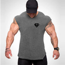Load image into Gallery viewer, Mens Tank Tops Shirt Gym Tank Top Fitness Clothing Vest Sleeveless Cotton Man Canotte Bodybuilding Ropa Hombre Man Clothes Wear
