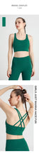 Load image into Gallery viewer, New Summer Sexy Sports Bras Women Fitness Vest Sports Top Cross Back Yoga Bra Running Fitness Breathable Shockproof Yoga Bra
