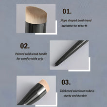 Load image into Gallery viewer, 1 Basic Foundation Make-Up Brush Flat Top Brush, Contour Brush, Bevel Powder Blusher Brush, Professional Makeup Brush
