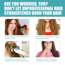 Load image into Gallery viewer, Keratin Hair Straightening Cream Hair Repair Conditioner Reduce Frizzy and Dry Hair Care Set Hair Salon Protein Correction Cream
