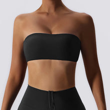 Load image into Gallery viewer, Sports Bra Sport Top Woman Gym Underwear Strapless Bustier Breathable Elastic Workout Tops Fitness Training Brassiere Yoga Bras
