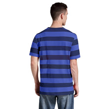 Load image into Gallery viewer, Men Striped T-Shirt Stripes Top Tees Male Fashion Short Sleeve Shirts Costume Cosplay Party Blue Red White Black Yellow T Shirt
