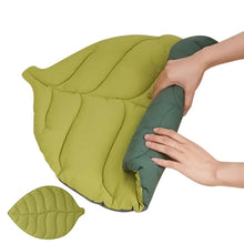 Load image into Gallery viewer, Leaves Shaped Pet Bed Reversible Soft Washable Non Slip Cushion For Cats Dogs Indoor Travel Camping Comfortable Cozy Cooling Mat
