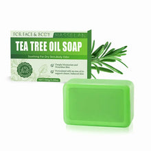 Load image into Gallery viewer, Tea Tree Soap for Face &amp; Body Acne, 100g Tea Tree Oil Soap Bar for Face &amp; Body Natural Skin Cleanser for Oily, Dry &amp; Itchy Skin
