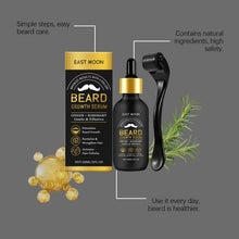 Load image into Gallery viewer, Beard Thickening Care Oil with Roller Ball 0.25mm Strengthen Hair Roots Nourishing Soften Beard Oil for Men Grooming Beard Care
