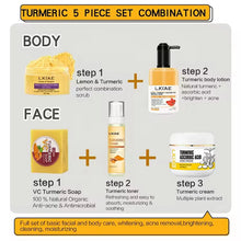 Load image into Gallery viewer, Organic Turmeric Brightening Skincare Set
