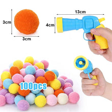 Load image into Gallery viewer, Cat Toys Interactive Launch Training Toy For Pet Kitten Creative Mini Shooting Gun Games Stretch Plush Ball Toys Pet Supplies
