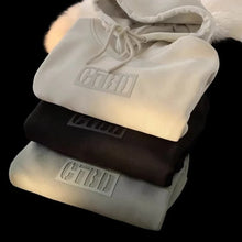 Load image into Gallery viewer, Loose Fit Letter Print Hoodie
