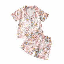 Load image into Gallery viewer, Striped Button Pajama Set
