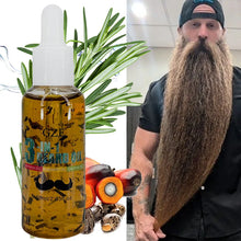 Load image into Gallery viewer, GZE 3-in-1 Beard Oil for Care - Moisturizes Beard &amp; Conditions Skin - Eliminates Flakes - For Men with Short or Long Facial Hair
