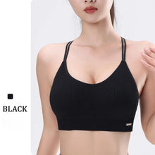 Load image into Gallery viewer, Women's Sports Bra Shock-proof Push-up Beautiful Back Cross Fitness Vest Top Gym Clothing Yoga Vest Running Sexy Fitness Bra
