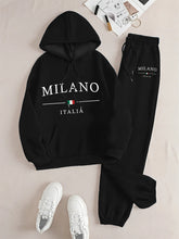 Load image into Gallery viewer, Women’s MILANO ITALIA Hoodie &amp; Sweatpants Set
