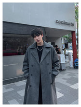 Load image into Gallery viewer, Winter Woolen Long Trench Coat
