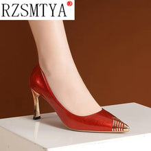 Load image into Gallery viewer, High Heels Women's Stiletto Heels 2020 Autumn New All-match Women's Shoes Black Sexy Temperament Pointed Toe Single Shoes Women
