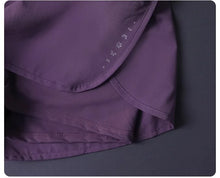 Load image into Gallery viewer, Women's 2 in 1 Shorts with Pockets - Lightweight Breathable Loose Anti-Disclosure Split Side for Yoga Running Gym
