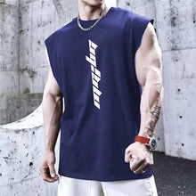Load image into Gallery viewer, NEW Bodybuilding Sports Tank Tops Men Gyms Fitness Workout Sleeveless Shirt Male Summer Loose Undershirt Running men Vest
