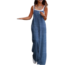 Load image into Gallery viewer, Monochrome Casual Summer Jumpsuit
