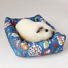 Load image into Gallery viewer, Pet Sleep Bed Rectangle Mat with Rattan Cooling Pad for Small Animals Dogs Cats Rabbit Guinea Pig Hamster Squirrel All Seasons
