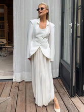 Load image into Gallery viewer, Irregular Skirt for Women Spring Summer New Elegant Street Style Skirt Women's Fashion Loose Ruched Draped Side Split Maxi Skirt
