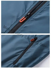Load image into Gallery viewer, 2025 Men's Sportswear Spring Summer Tracksuit 2 Piece Sets Sports Suit Sun Jacket+Pant Running Set Male Gym Exercise Clothing
