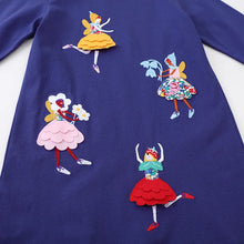 Load image into Gallery viewer, Dancing Animal Polka Girls Dress
